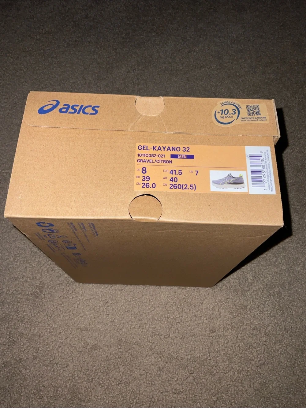 Men’s ASICS Kayano 32 size 8